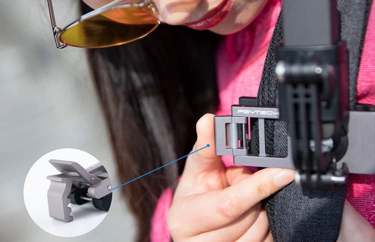 PGYTECH Action Camera Strap Holder info 2
