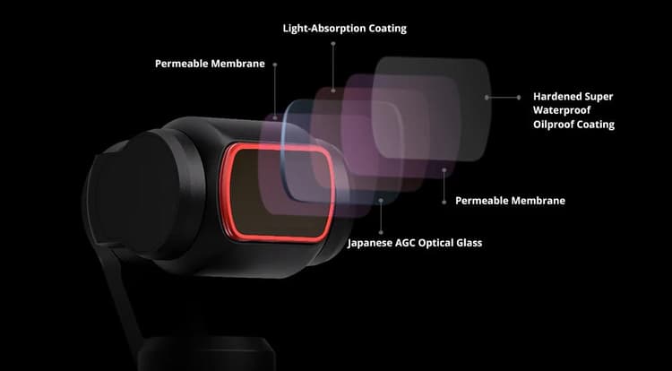 PGYTECH Osmo Pocket 3 Filters giảm phản chiếu