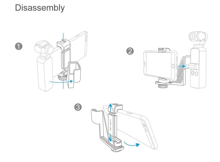 PGYTECH Osmo Pocket Phone Holder Set info 11