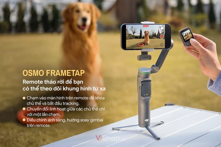 Osmo FrameTap tháo rời dễ dàng