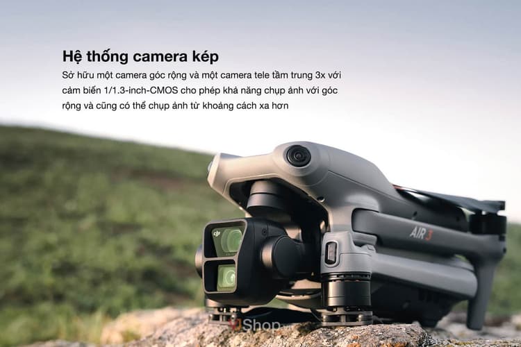 Air 3 sở hữu hệ thống camera kép