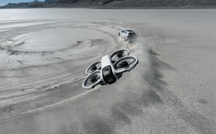 Drone tự giữ subject và xử lý camera movement