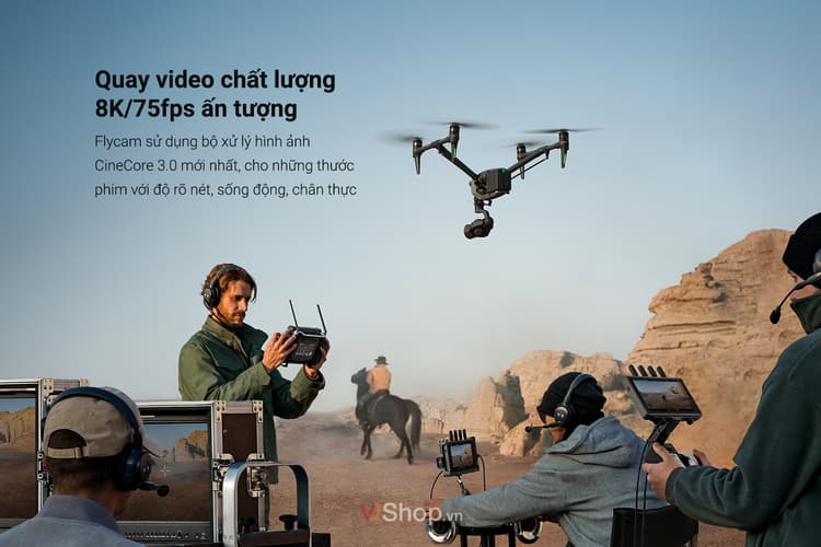 Camera X9-8K Air sử dụng bộ xử lý hình ảnh mới nhất của DJI - CineCore 3.0