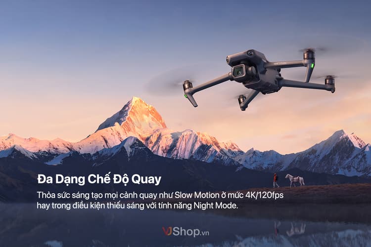 Flycam DJI Mavic 3 Classic quay Slow Motion 4K/120fps