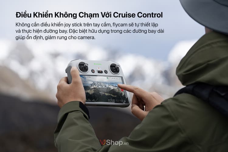 Flycam DJI Mavic 3 Classic giúp người dùng dễ dàng điều khiển với Cruise Control