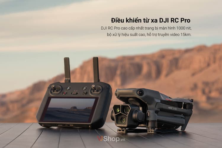 DJI Mavic 3 Pro có thể sử dụng mượt mà với bộ điều khiển DJI RC Pro