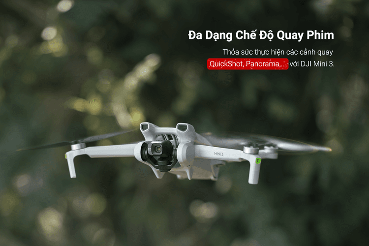 chức năng QuickShot hỗ trợ người mới bắt đầu