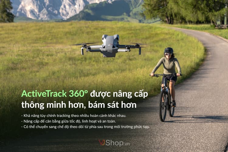 Tính năng ActiveTrack 360° cải tiến mới