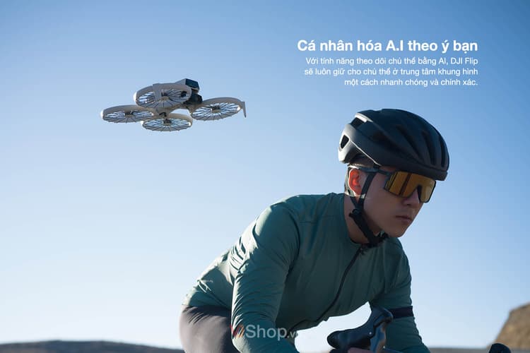 DJI Flip tích hợp công nghệ theo dõi đối tượng AI Subject Tracking
