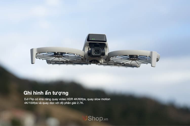 DJI Flip hỗ trợ quay video ấn tượng với chất lượng vượt trội