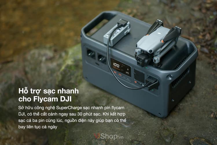 Sạc nhanh cho máy bay không người lái DJI