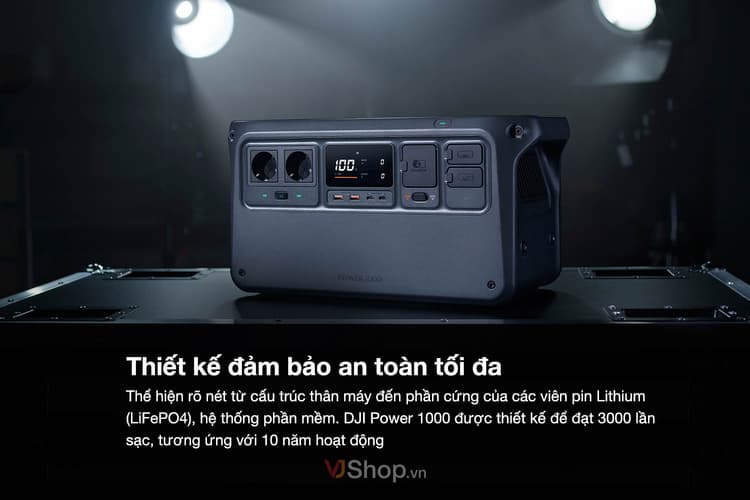 An toàn là ưu tiên hàng đầu với DJI Power 1000