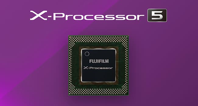 Camera sử dụng bộ xử lý hình ảnh X-Processor 5