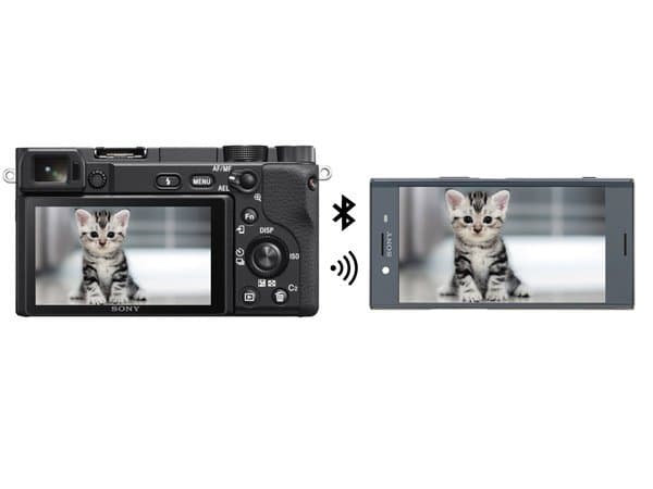 kết nối không dây trên máy ảnh mirroless sony a6400