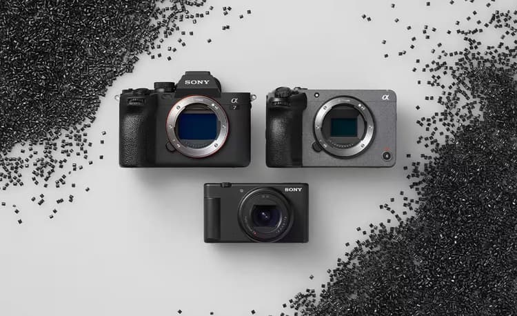 Sony ZV-1 Mark II cấu tạo từ nhựa tái chế
