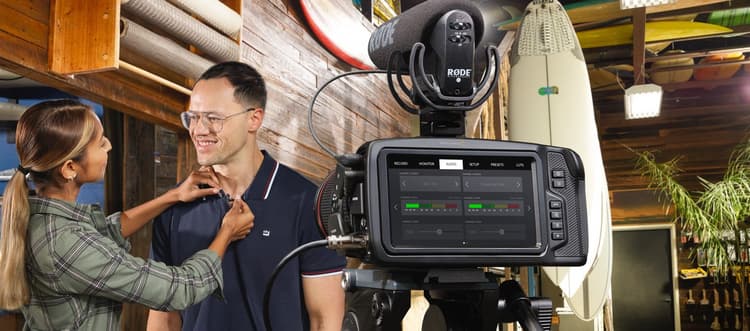 Blackmagic Design Pocket Cinema Camera 6K hỗ trợ âm thanh chuyên nghiệp