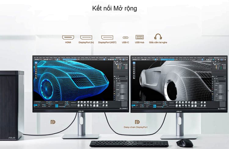 Màn hình PA279CRV cũng có thể cung cấp cho người dùng hàng loạt các tùy chọn kết nối khác
