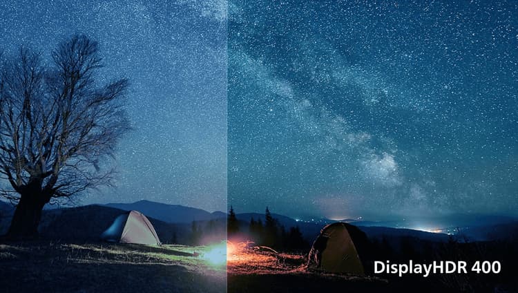 VESA Certified DisplayHDR 400