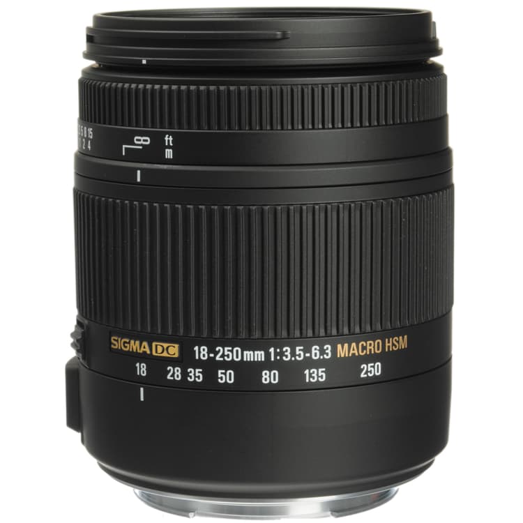 Sigma 18-250mm F3.5-6.3 DC Macro OS HSM có thể phóng đại 1:2.9