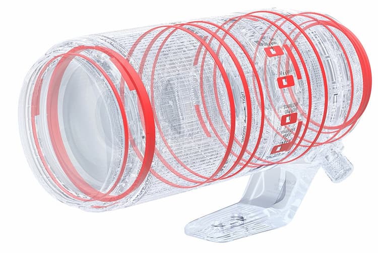 Ống kính Canon RF 100-500mm f4.5-7.1 L IS USM - Chống bụi và thời tiết