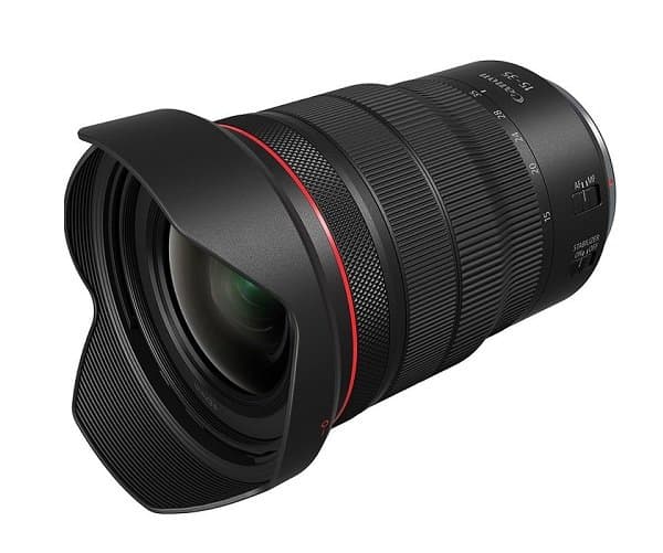 Canon RF 15-35mm f/2.8L IS USM với vòng điều chỉnh linh hoạt