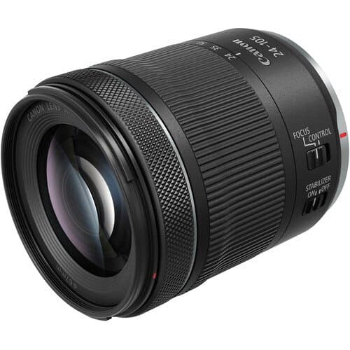 Thiết kế của canon rf 24-105mm f4-7.1 nhỏ gọn, nhẹ