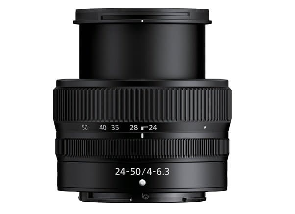 Nikon Z 24-50mm f4-63 với thiết kế mở rộng thu vào linh hoạt