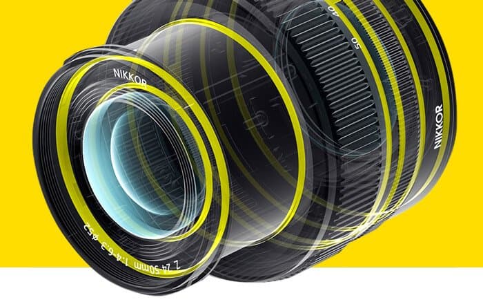 Ống kính Nikon Z 24-50mm f4-63 sử dụng động cơ lấy nét chuyển động bước