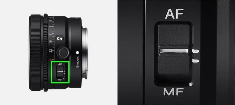 Sony FE 50mm f2.5 G - Chuyển đôi AF-MF nhanh chóng
