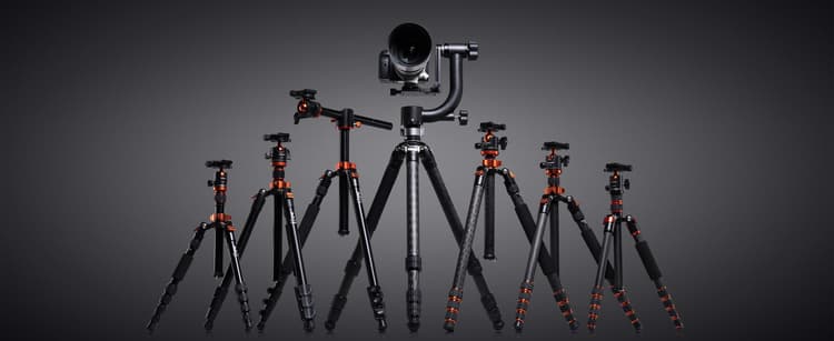 K&F Carbon Fiber Tripod 1.7m D255C4+BH-28L