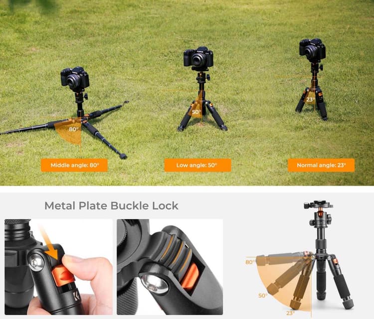 Điều chỉnh góc chụp linh hoạt