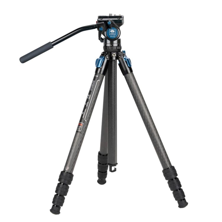 Sirui Carbon ST-124+ Ball VA-5 sở hữu thiết kế nhỏ gọn