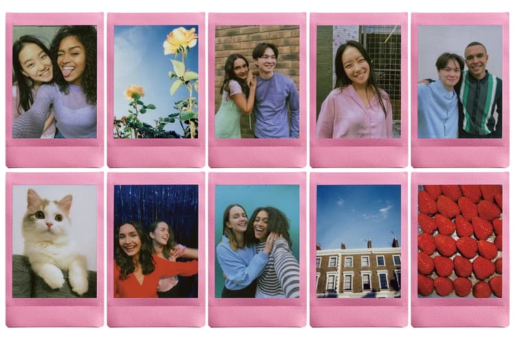 Film máy ảnh viền màu Film Instax Mini 10x1 (10 tấm) tương thích với nhiều dòng máy ảnh