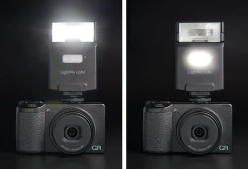 Đầu flash có thể xoay nhiều hướng