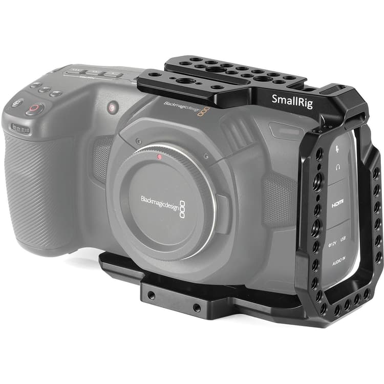 SmallRig Half Cage cho Blackmagic Design Pocket Cinema Camera 4K & 6K CVB2254 bảo vệ máy tối ưu