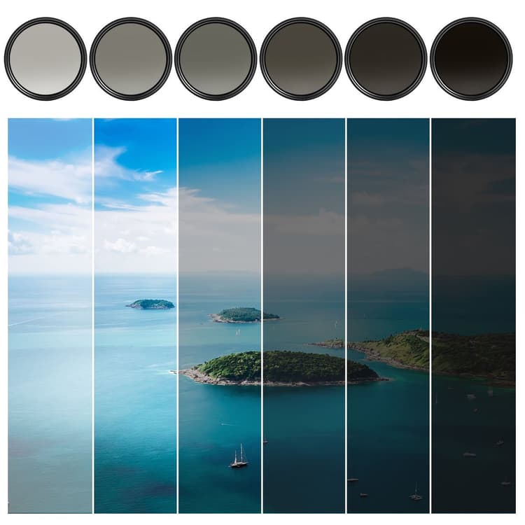 KASE Variable ND 2-5 Stops Filter With Magnetic Cap 67mm