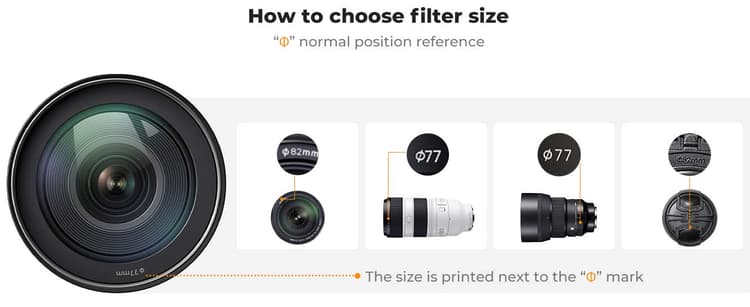 Hướng dẫn chọn size filter chính xác
