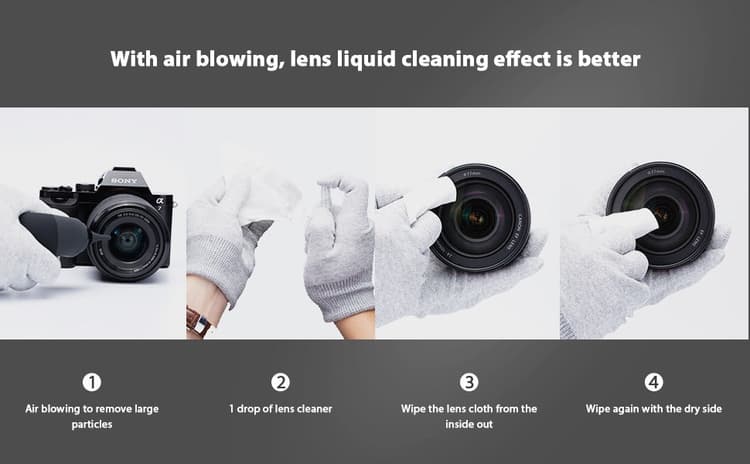 Hướng dẫn vệ sinh ống kính bằng khăn lau Microfiber VSGO V-CL01E - 20 miếng