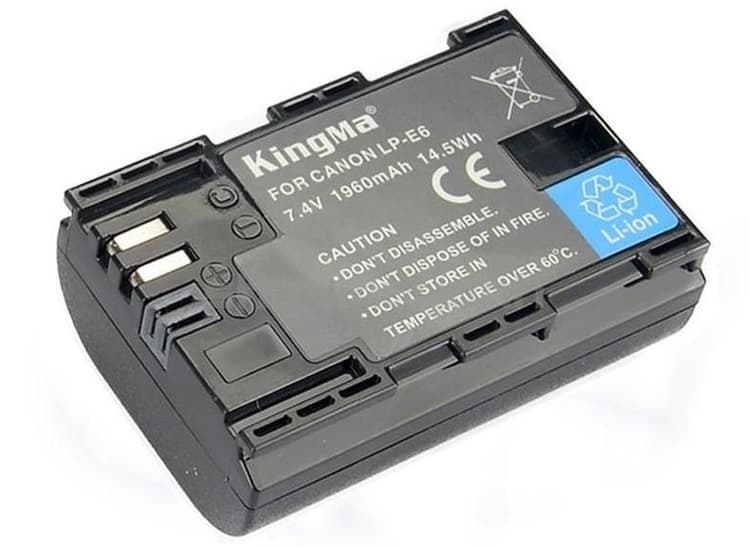 Pin Kingma LP-E6 nhỏ gọn