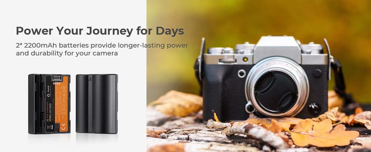 K&F Concept NP-W235 sở hữu dung lượng pin 2200mAh