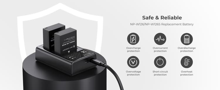 K&F Concept NP-W126 sở hữu hệ thống bảo vệ thông minh