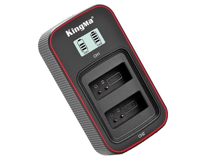 Bộ sạc đôi Kingma BM058-LPE12 cho 2 pin