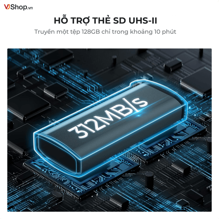 K&F Concept KF31.190 hỗ trợ chuẩn USB 3.1 tốc độ cao