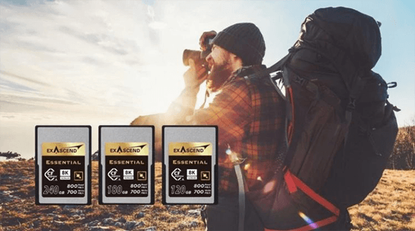 Thẻ nhớ CFexpress Type A hỗ trợ quay video 8K