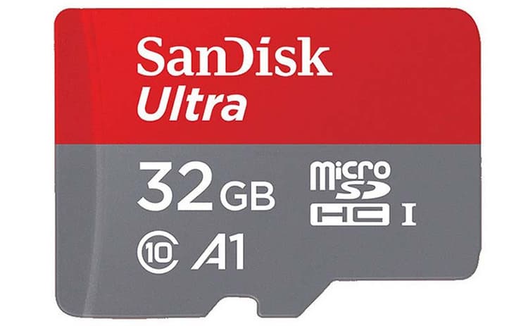 Dung lượng thẻ nhớ SanDisk Ultra A1 lớn