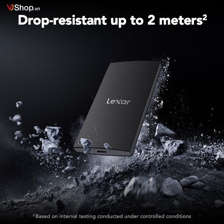 Lexar SL300 Portable SSD thiết kế bền bỉ