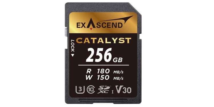 Thẻ Nhớ SD V30 Catalyst 256GB Exascend