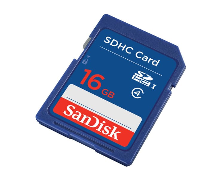 Thẻ nhớ SanDisk 16GB SDHC Class 4 cho tốc độ ghi nhanh