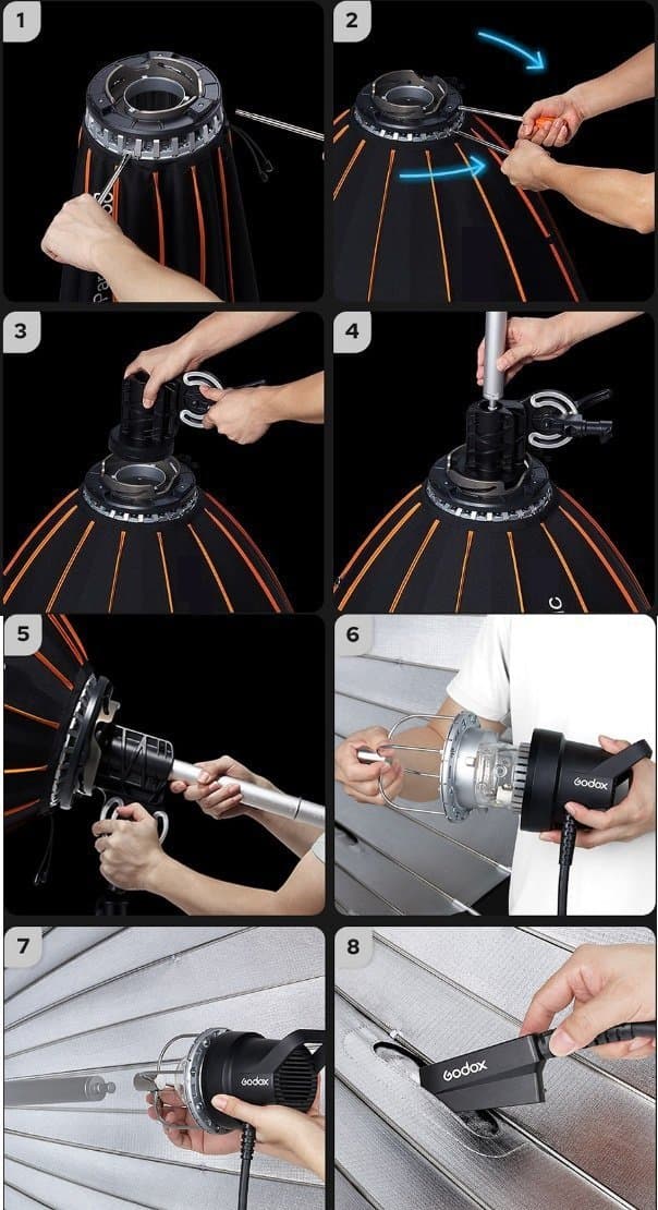 Parabolic Light Focusing System dễ dàng lắp đặt và sử dụng
