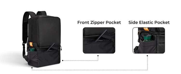 Balo máy ảnh K&F Concept Collapsible 22L - Thiết kế lưu trữ linh hoạt